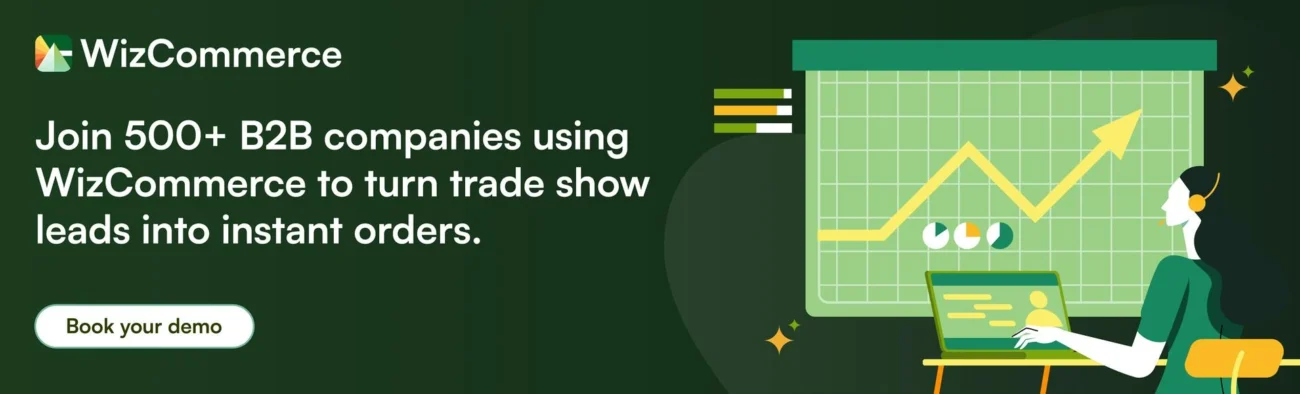 Try WizCommerce lead capture platform at trade shows for your business