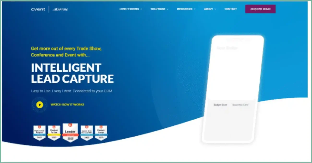 iCapture lead capture software with human-verified data entry for maximum accuracy