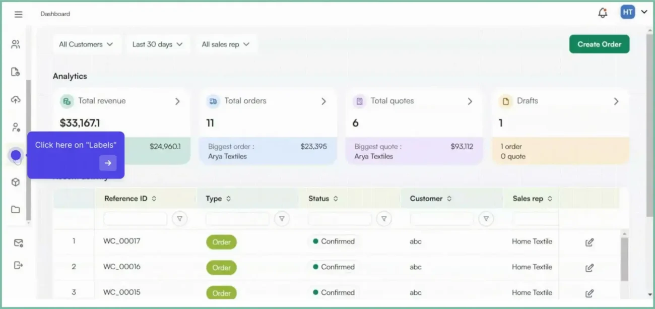 Label Management in WizCommerce 