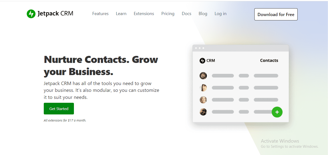 Jetpack CRM