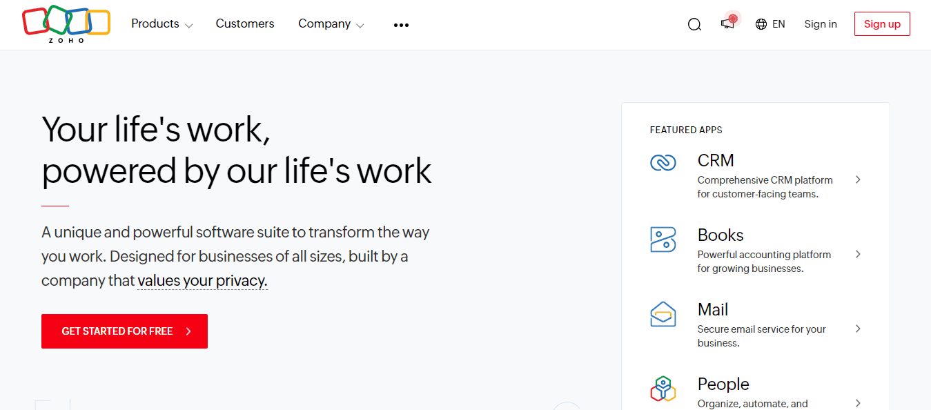 Zoho CRM