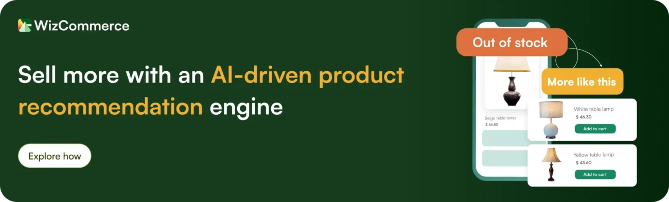 Sell more with an AI-driven product recommendation engine