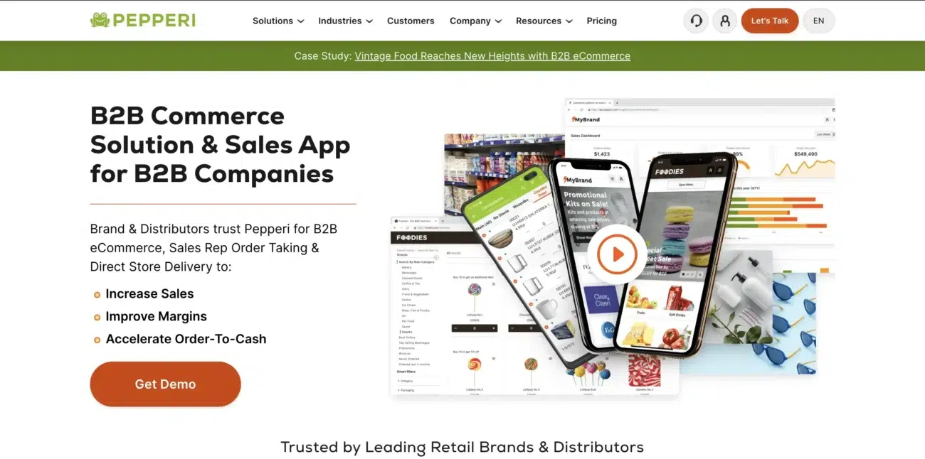 Pepperi website