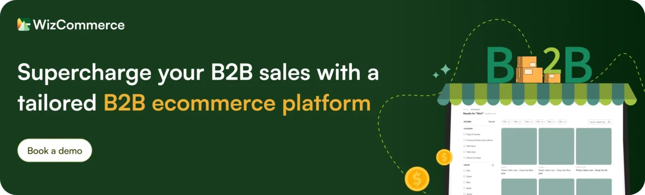 Try WizCommerce for your B2B ecommerce business