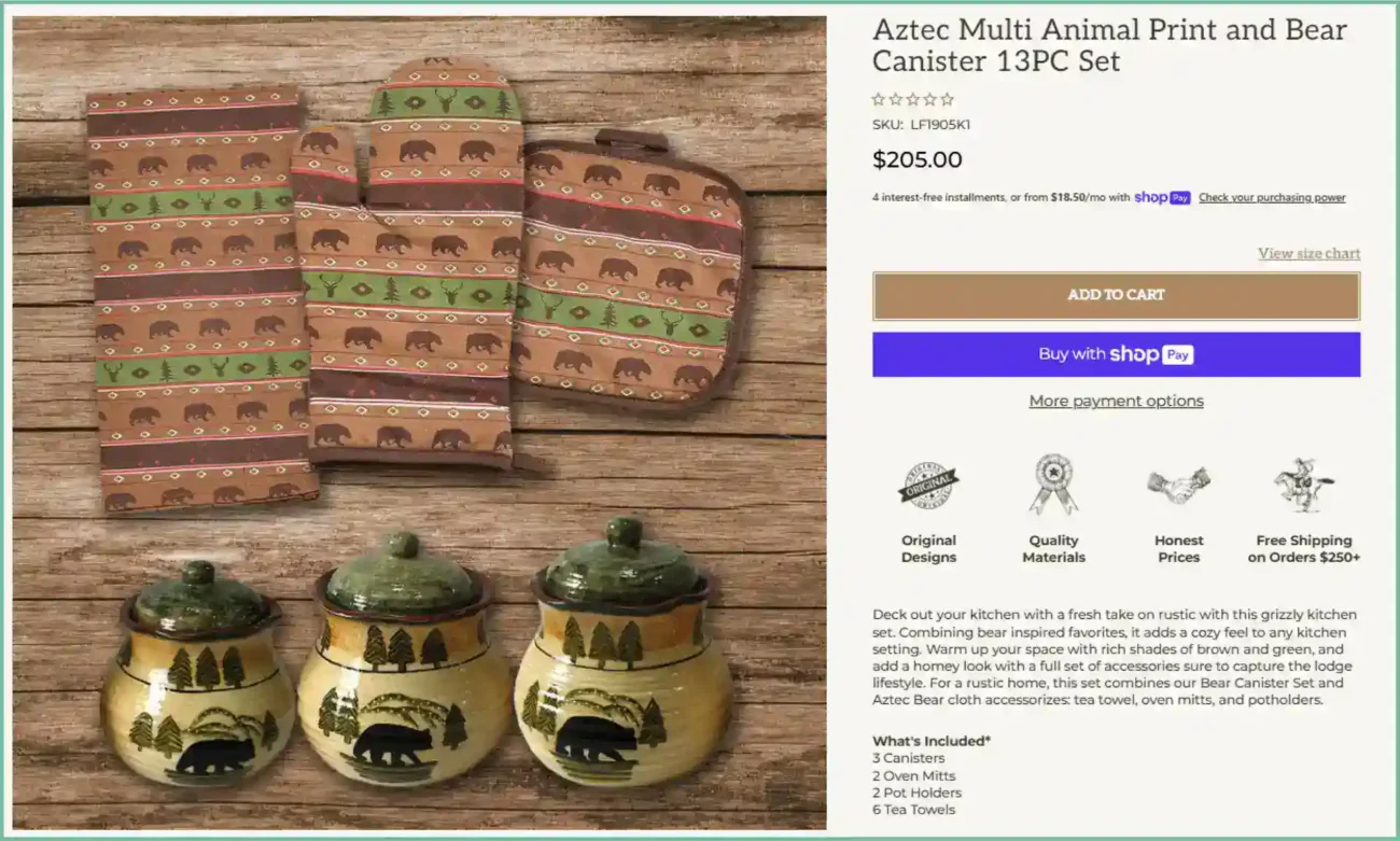  Example of kitting in the home decor industry